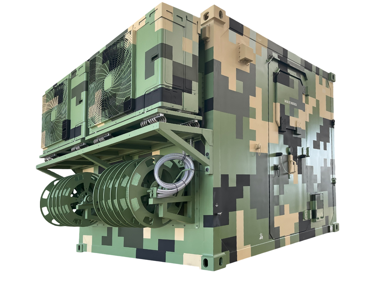 Pintura y recubrimientos de grado militar, cumpliendo con los estándares de protección requeridos en el sector.