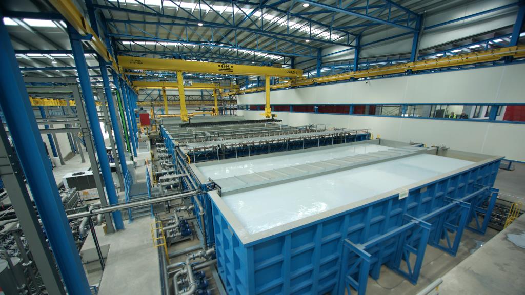 Instalación de cataforesis KTL, la mayor de Europa